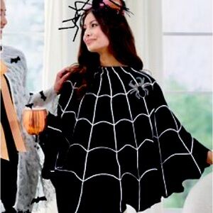 Grandin Road spider poncho. Great for Halloween.